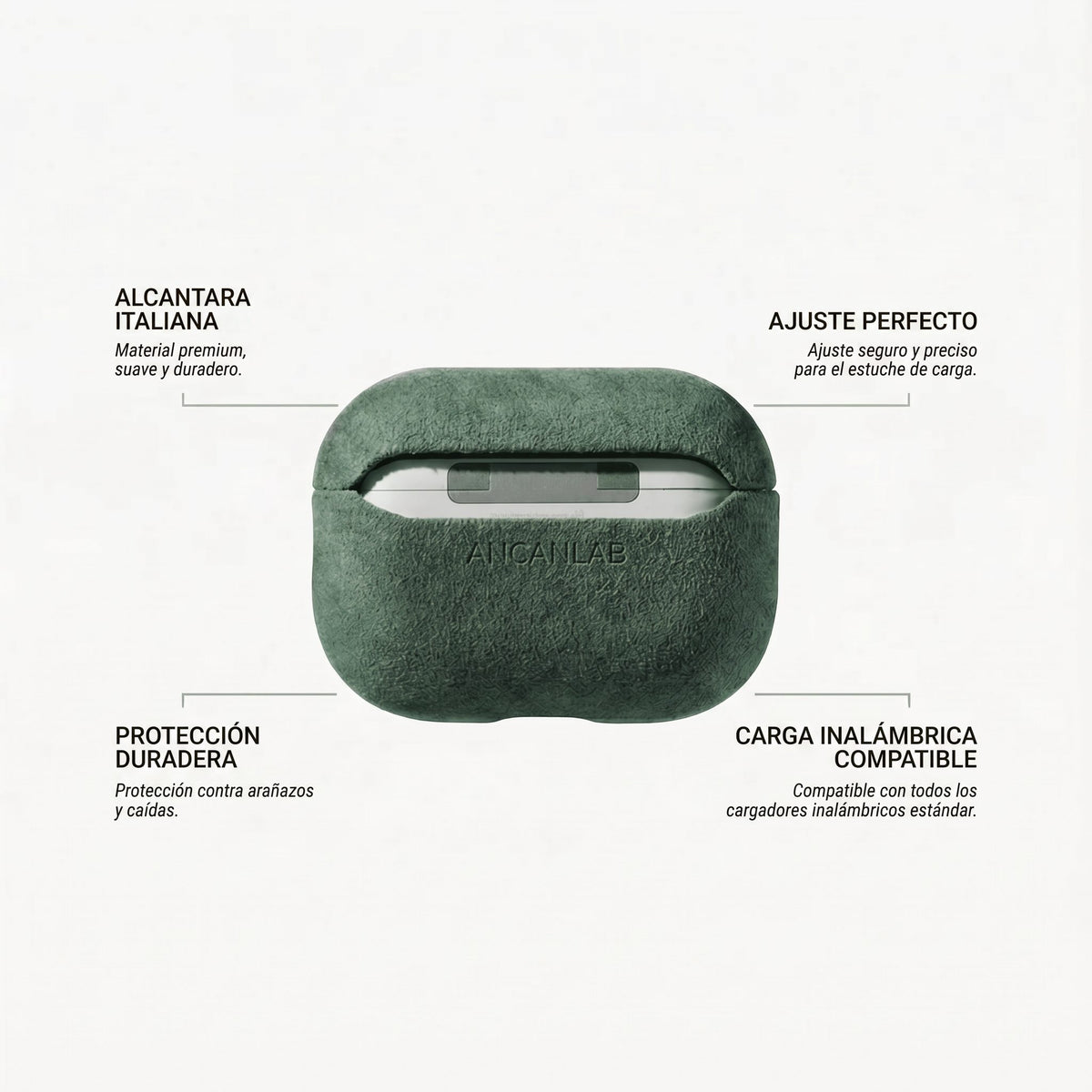 Funda de Alcántara para AirPods Pro
