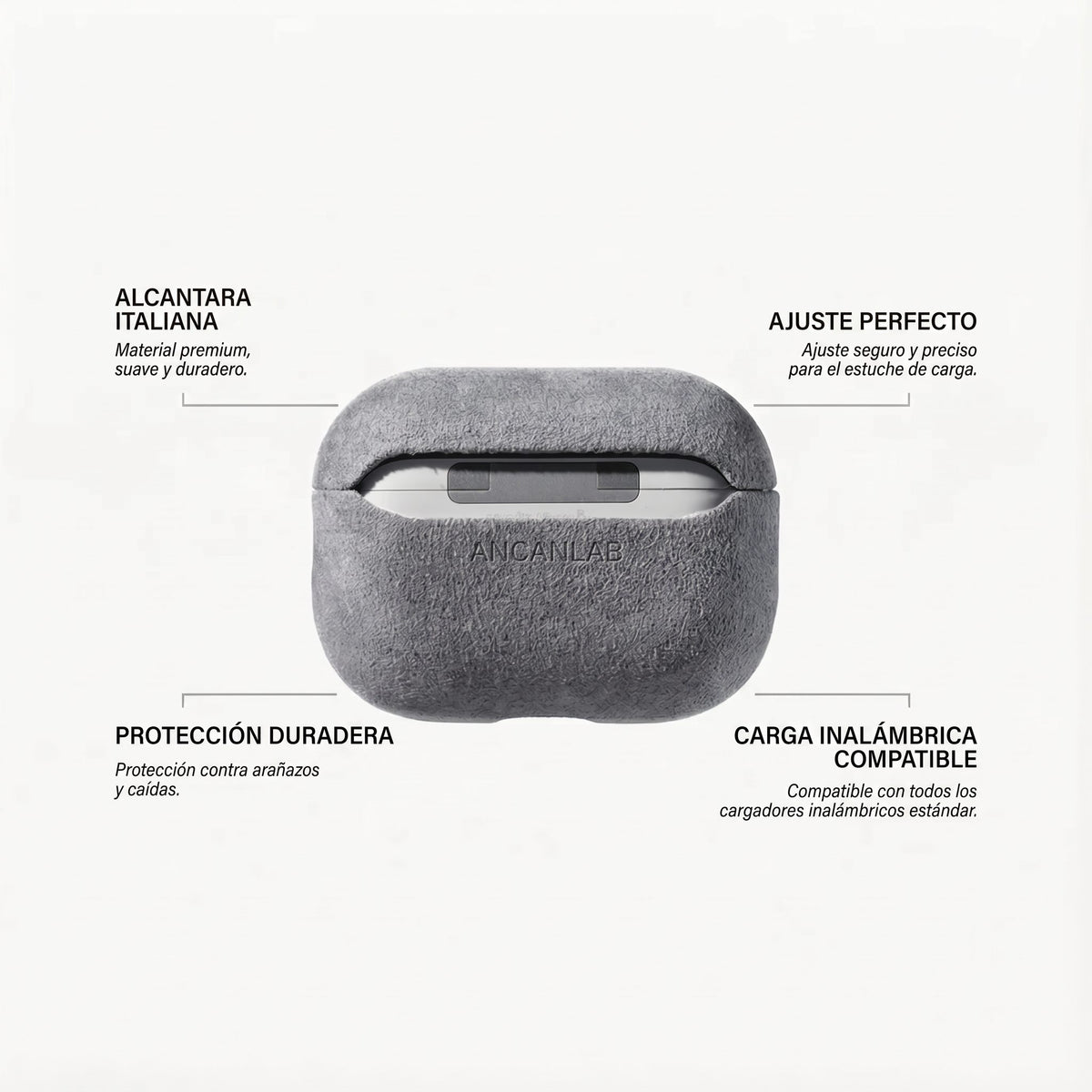 Funda de Alcántara para AirPods Pro