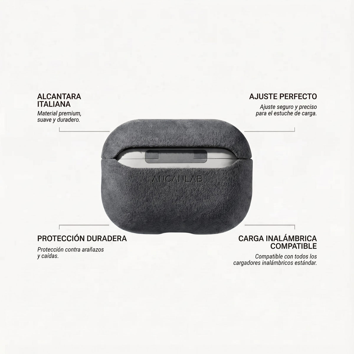 Funda de Alcántara para AirPods Pro