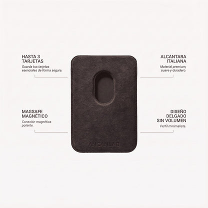Cartera MagSafe de Alcantara