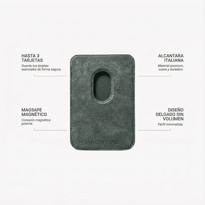 Cartera MagSafe de Alcantara