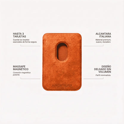 Cartera MagSafe de Alcantara