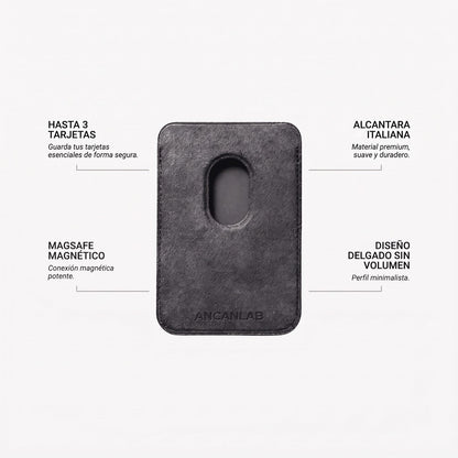 Cartera MagSafe de Alcantara
