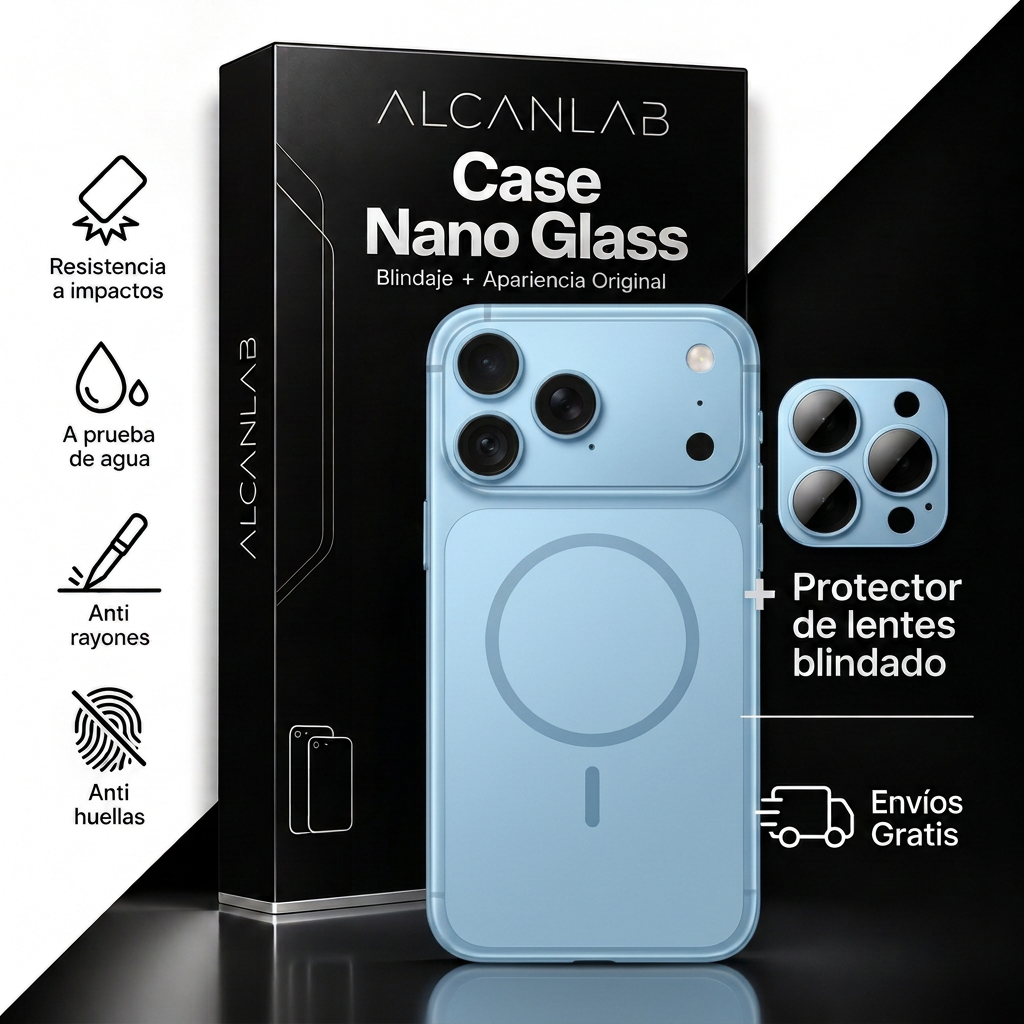 Funda Nano Glass 2026 (12 al 18 Pro Max)