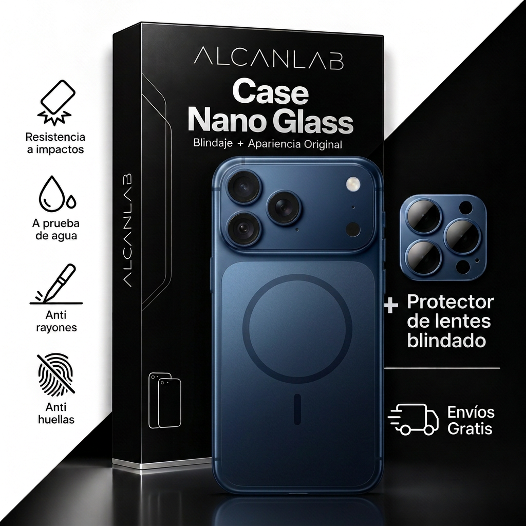 Funda Nano Glass 2026 (12 al 18 Pro Max)