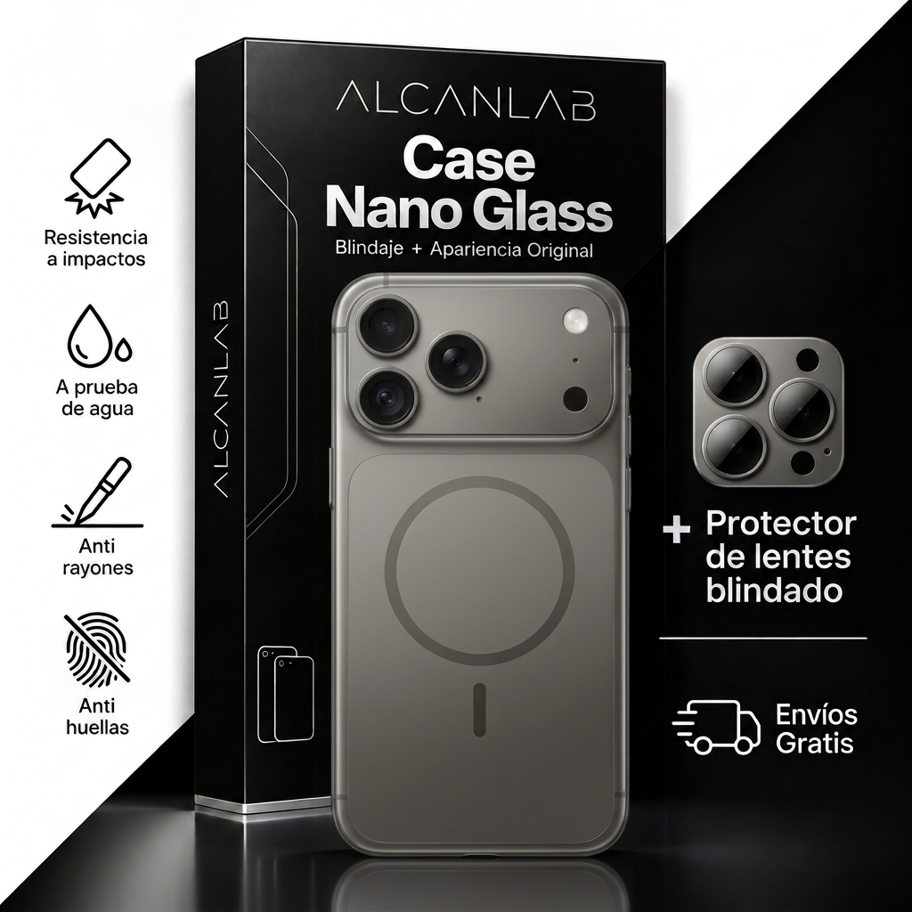 Funda Nano Glass 2026 (12 al 18 Pro Max)