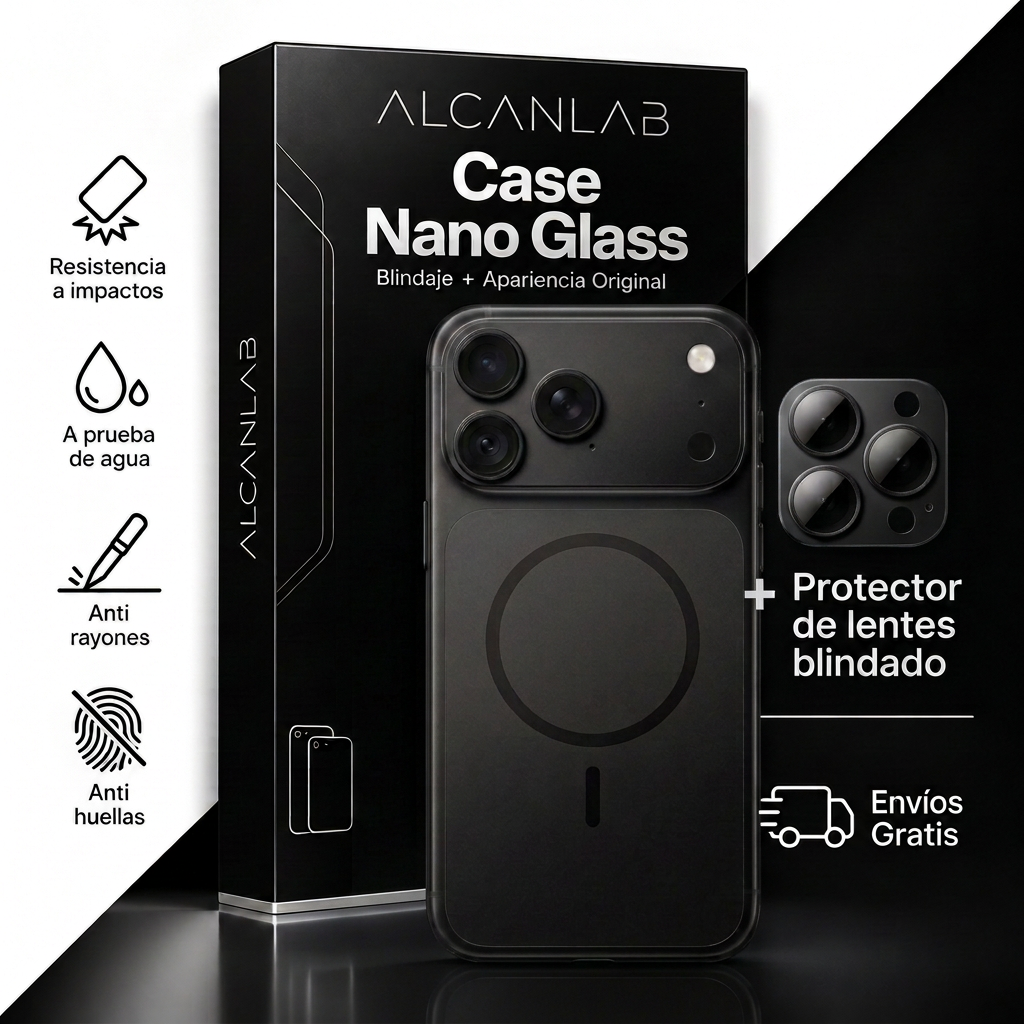 Funda Nano Glass 2026 (12 al 18 Pro Max)