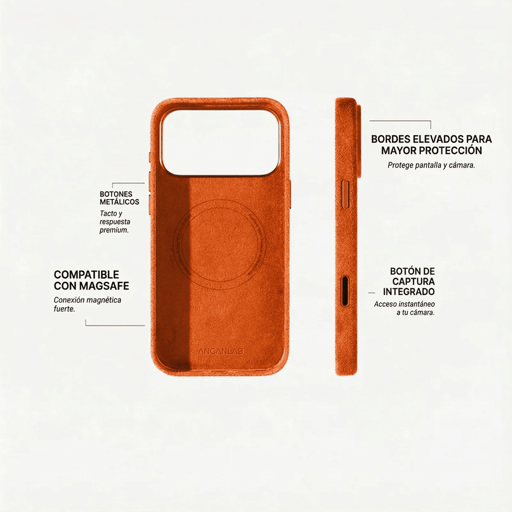Funda para iPhone de Alcantara